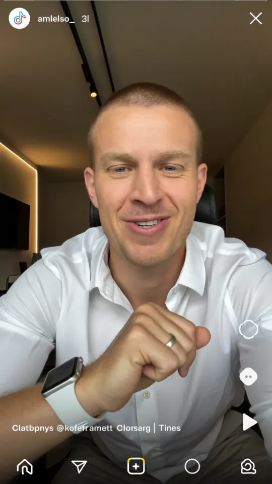 AI avatar presenting a smartwatch
