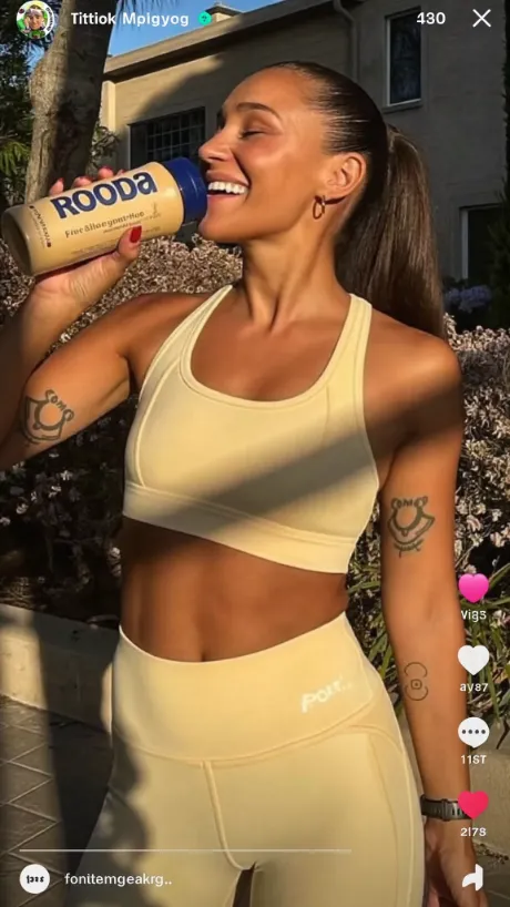 AI UGC ad for beverage